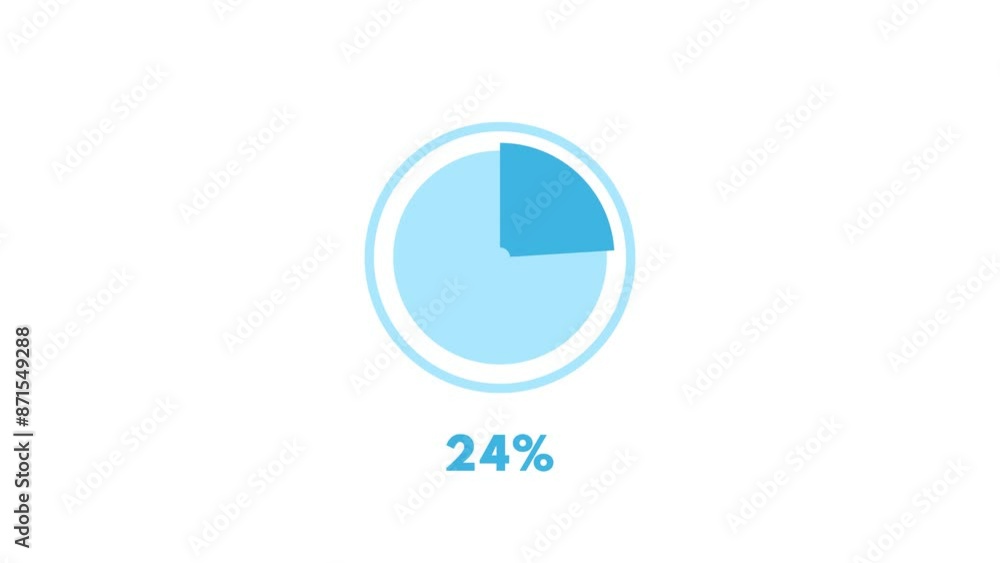 24% Pie Chart Modern Animation
24% Pie Chart Modern Animation