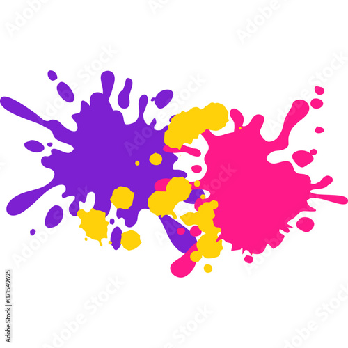 Colorfull Ink Splash