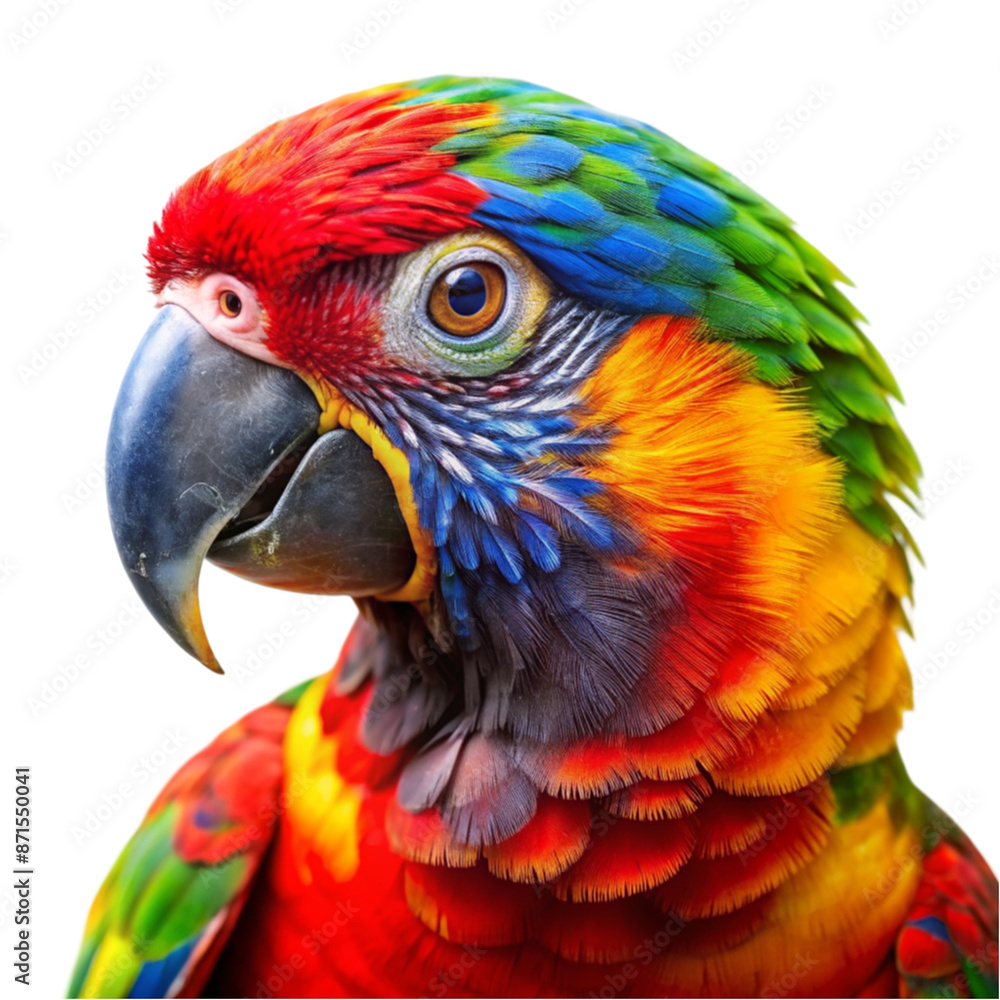 Fototapeta premium Illustration of a parrot PNG