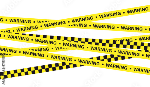 Police Line Illustration