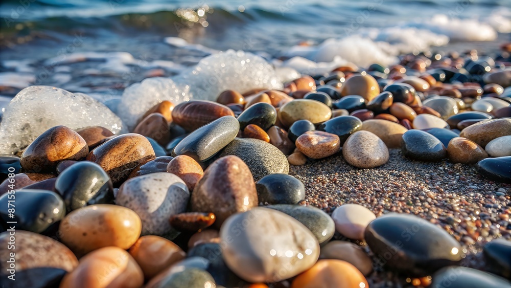 Pebble Beach. Perfect for: Nature themes, relaxing art, tranquility, calm, nature Pebble Beach. Perfect for: Nature themes, relaxing art, tranquility, calm, nature