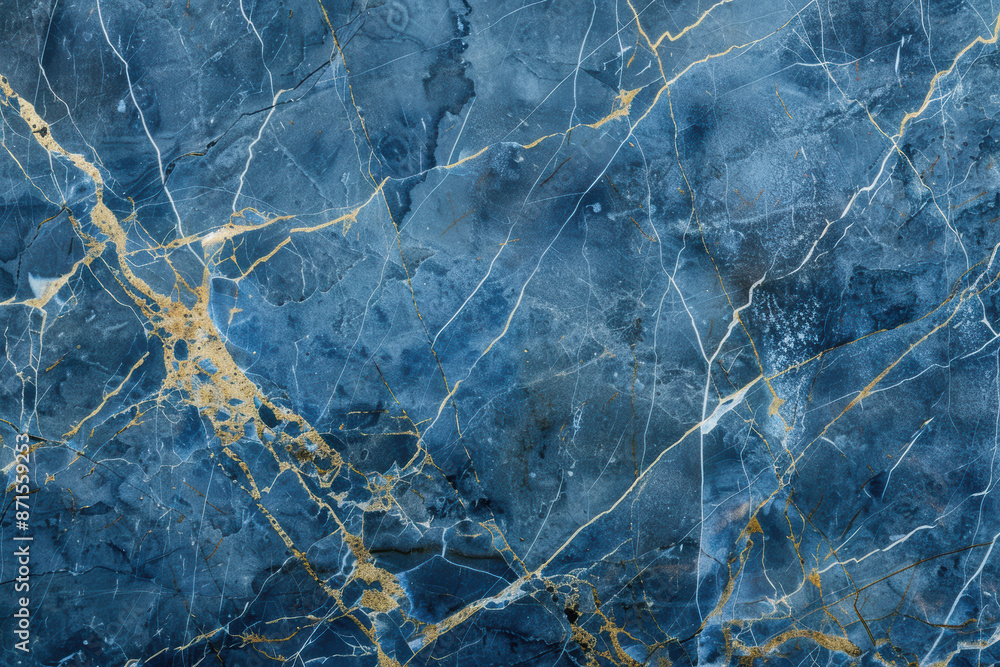 Detailed Blue Marbled Texture. Detailed Blue Marbled Texture.