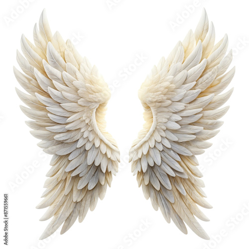 White angel wings PNG