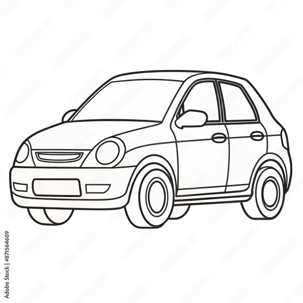 custom made wallpaper toronto digitalArt line car isolated PNG