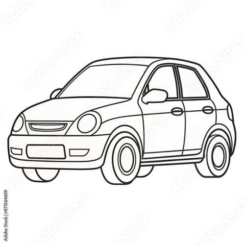 Wallpaper Mural Art line car isolated PNG Torontodigital.ca