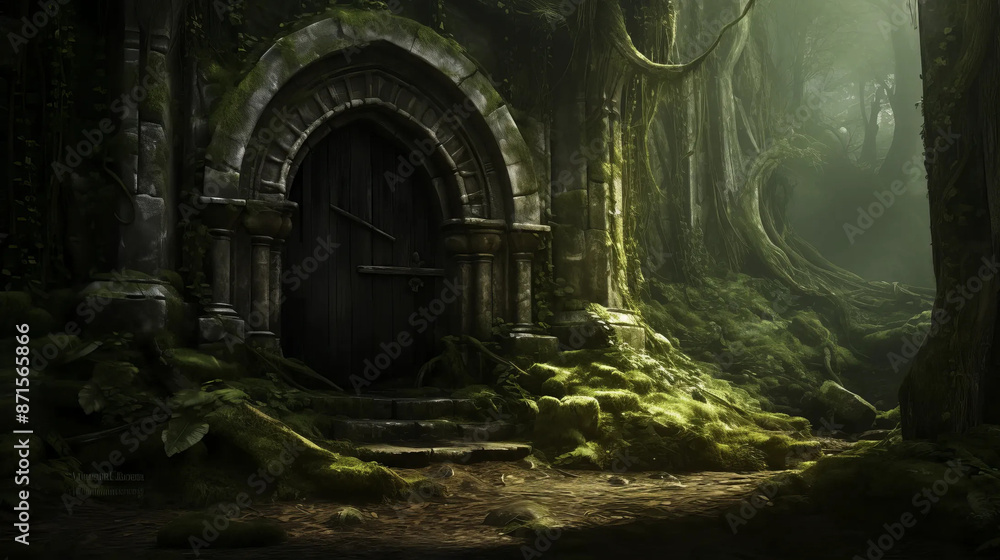 secluded, chamber, magical, glowing, crystals, books Fantasy RPG character secluded, chamber, magical, glowing, crystals, books Fantasy RPG character