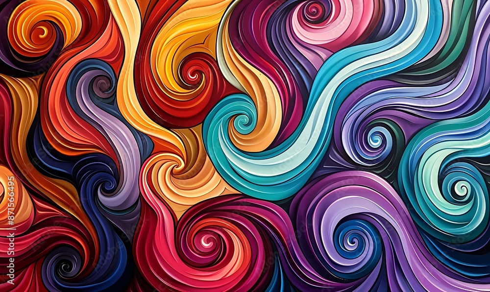 Abstract Swirling Colors Abstract Swirling Colors