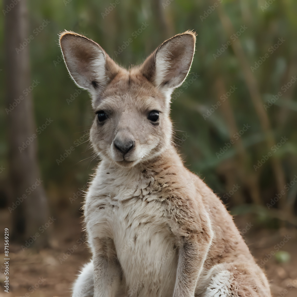 a small kangaroo sitting on the ground in the dirt a small kangaroo sitting on the ground in the dirt