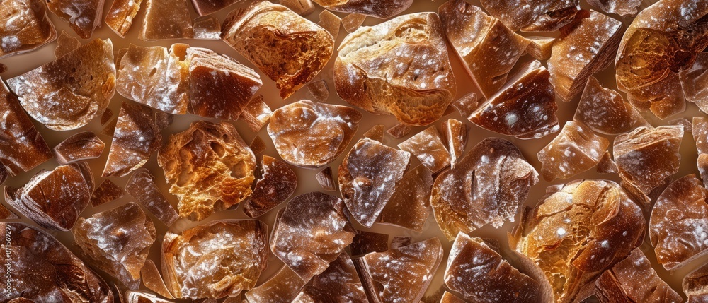 Panoramic close-up, high detail scan of bakery items material, Generative AI Panoramic close-up, high detail scan of bakery items material, Generative AI