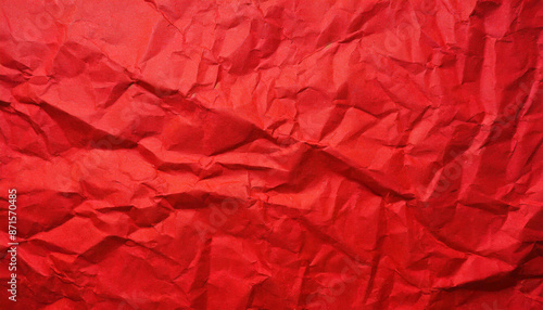 Wallpaper Mural abstract background of red crumpled recycled office craft paper sheet, wallpaper presentation banner texture with space for copy, waste recycling, luxury minimalism Torontodigital.ca