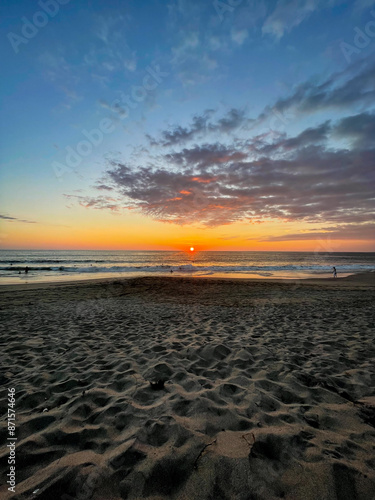 Atardecer en Puerto escondido México photo