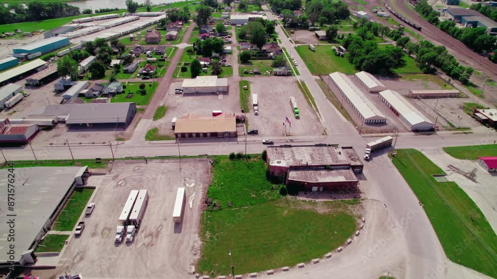 Livestock Hauling Facilities in Industrial and Residential Area. Livestock Hauling Facilities in Industrial and Residential Area.
