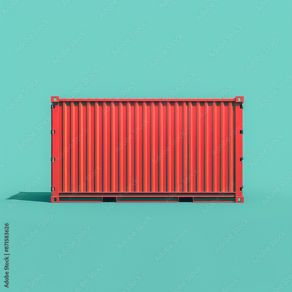 Container ,isolate ,minimal, simple background Container ,isolate ,minimal, simple background