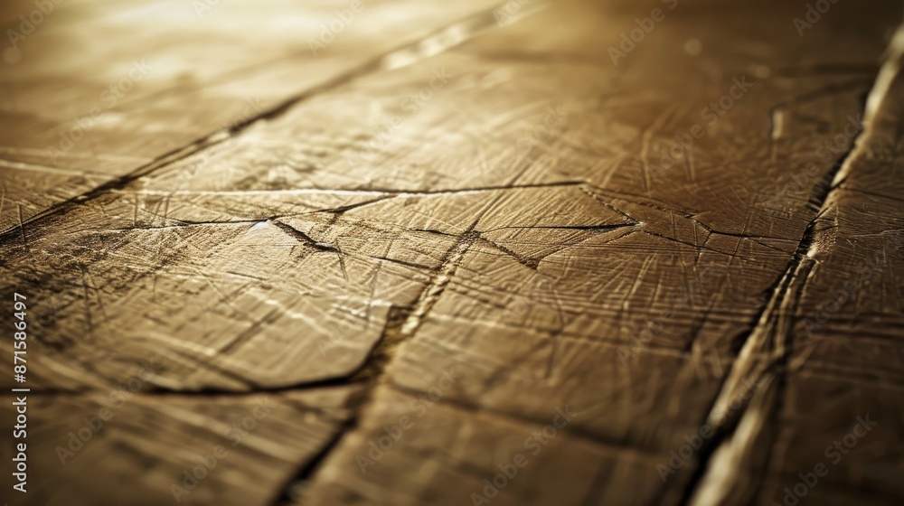 This image focuses on a close-up view of a cracked surface, highlighting the texture and patterns resulting from the damage This image focuses on a close-up view of a cracked surface, highlighting the texture and patterns resulting from the damage