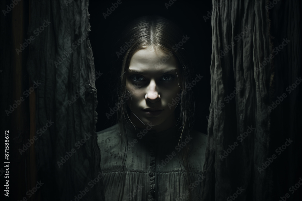 A Haunted Portrait With Eyes That Seem To Follow The Viewer A Haunted Portrait With Eyes That Seem To Follow The Viewer