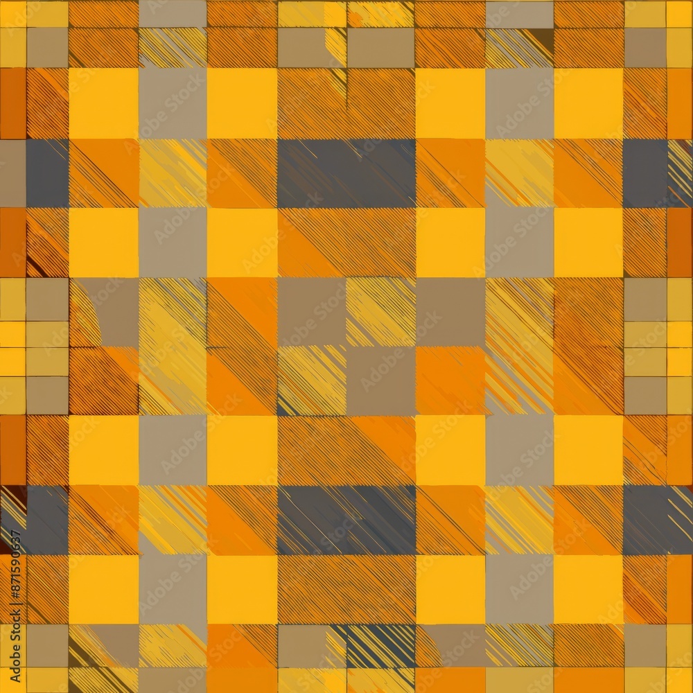 seamless pattern of checkered design with a mix of bold and muted color blocks, Generative AI seamless pattern of checkered design with a mix of bold and muted color blocks, Generative AI