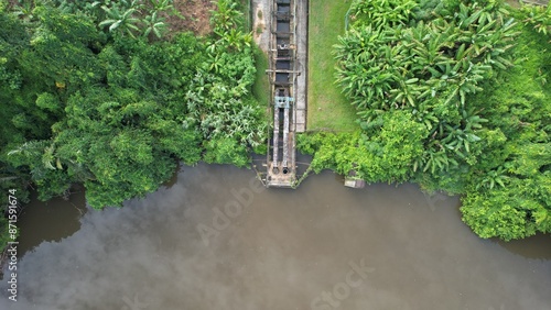 The Batu Kitang River and Surrounding Villages photo