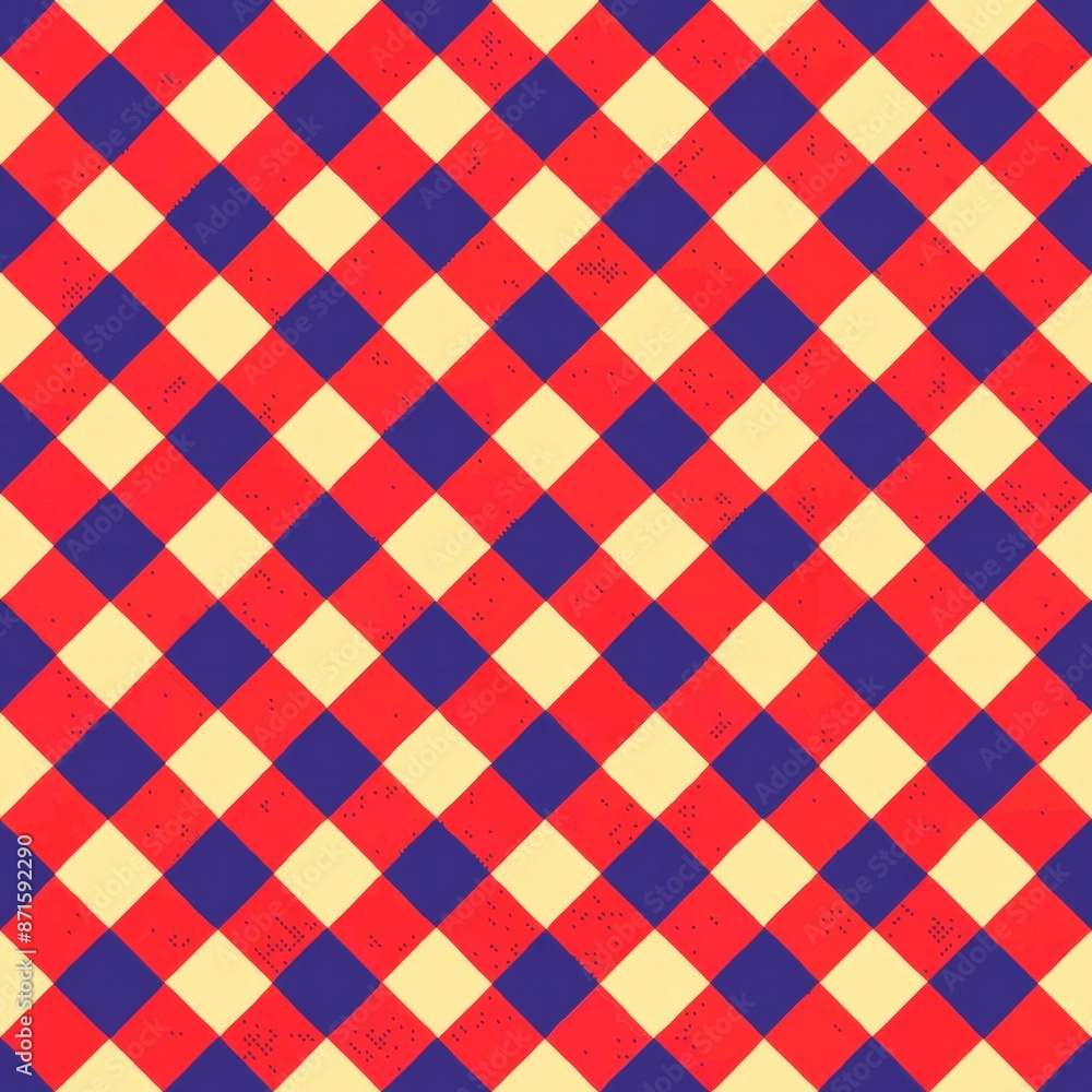 seamless pattern of checkered design with alternating matte and glossy finishes, Generative AI seamless pattern of checkered design with alternating matte and glossy finishes, Generative AI