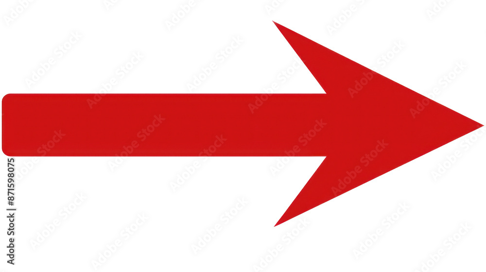 A simple, red arrow pointing to the right isolated on a transparent background. PNG A simple, red arrow pointing to the right isolated on a transparent background. PNG