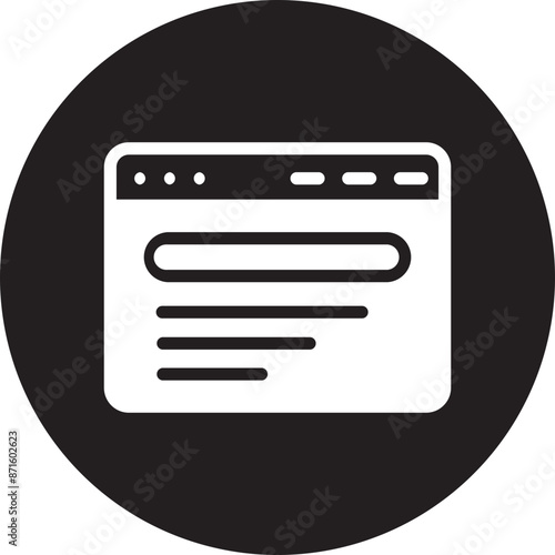 searcher glyph icon