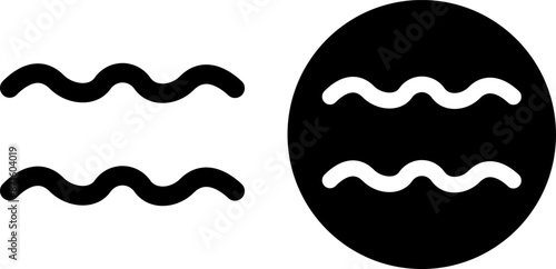 水瓶座・みずがめ座　アイコンセット