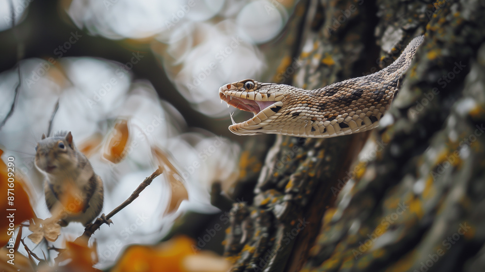 Snake in the tree Snake in the tree