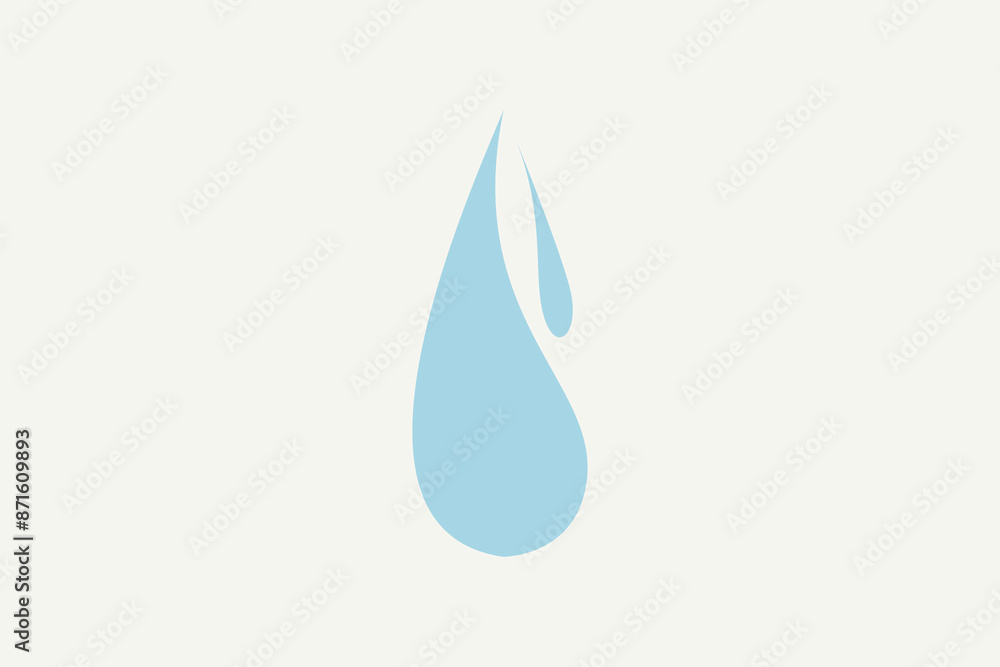 Illustration vector graphic of minimalist modern water drop. Good for logo Illustration vector graphic of minimalist modern water drop. Good for logo
