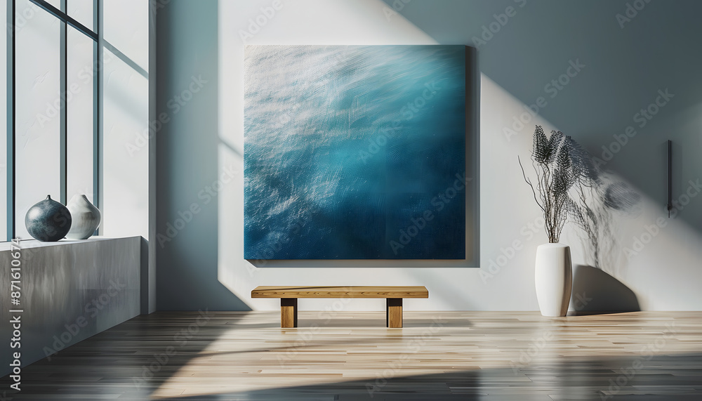 Fototapeta premium Canvas mockup