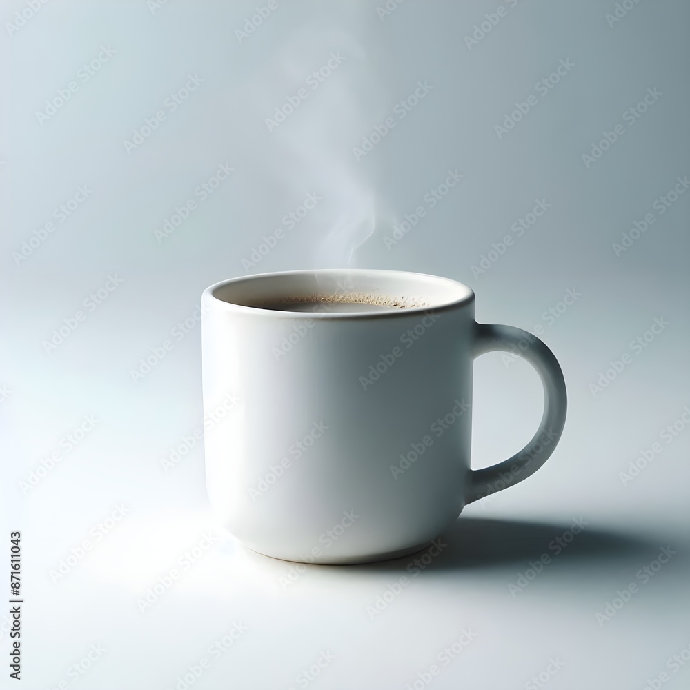 The relaxation of a cup of coffee in a mug, modern people need rest, Generative AI The relaxation of a cup of coffee in a mug, modern people need rest, Generative AI