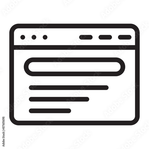 searcher line icon