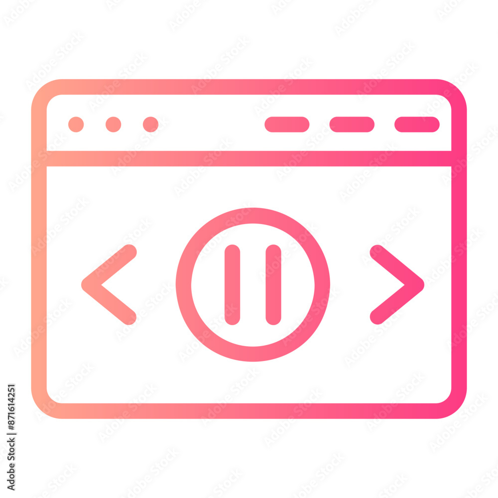 video gradient icon video gradient icon