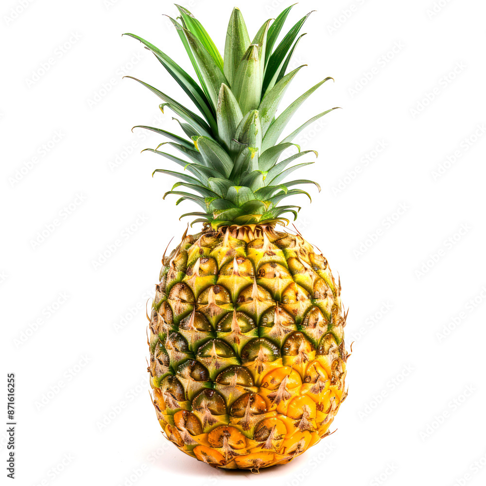 fruti pineapple isolate on white background fruti pineapple isolate on white background