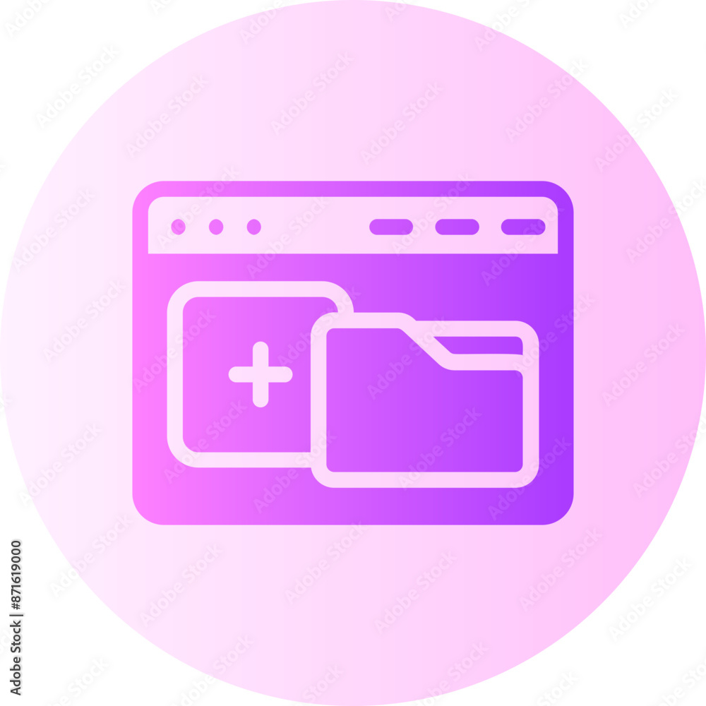 website builder gradient icon website builder gradient icon