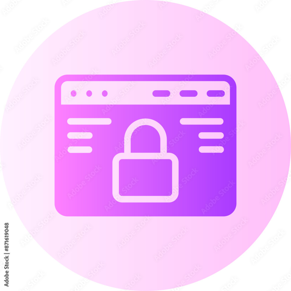 security gradient icon security gradient icon