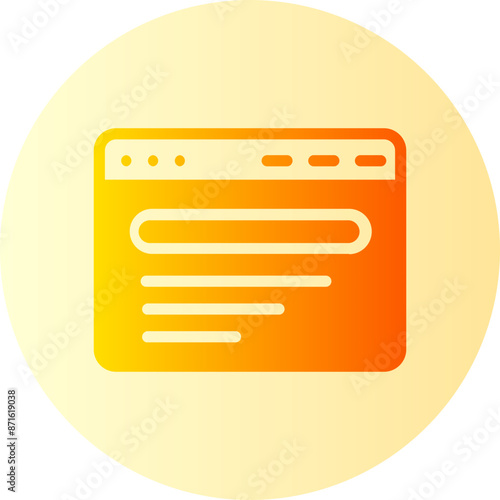 searcher gradient icon