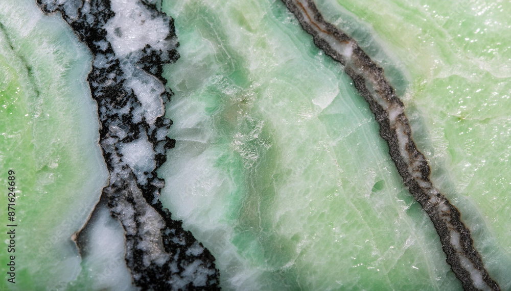 Beautiful abstract close-up green marble texture background ...