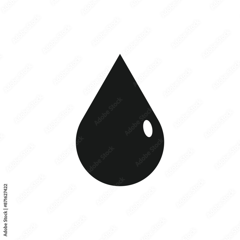 water droplets black icon vector water droplets black icon vector