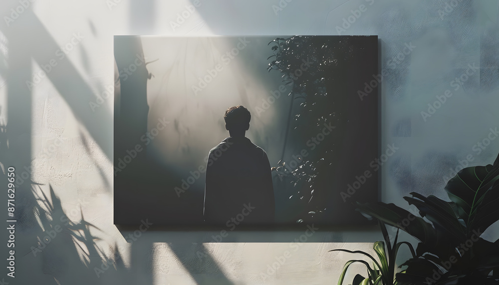 Fototapeta premium Canvas mockup