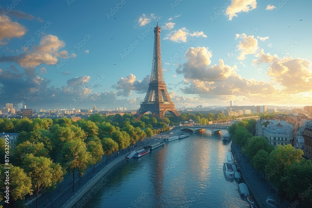 Obraz premium travel destinations and iconic landmarks