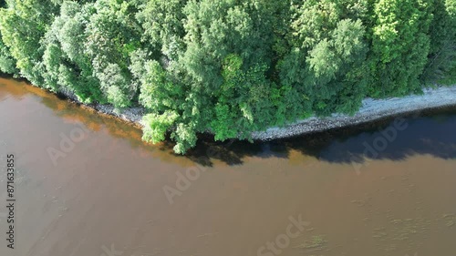 Wallpaper Mural Summer on a sunny day on the banks of the Volga River. Torontodigital.ca