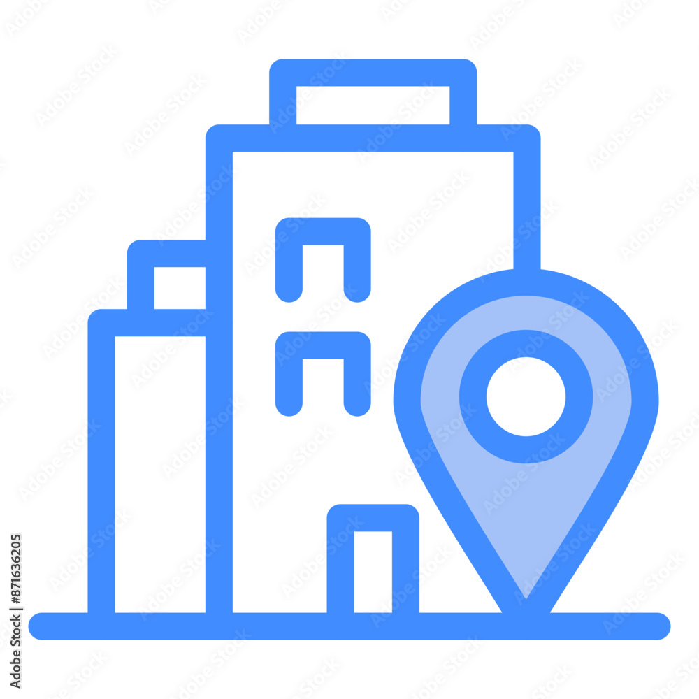 Home, house, location, pin, building Icon Home, house, location, pin, building Icon