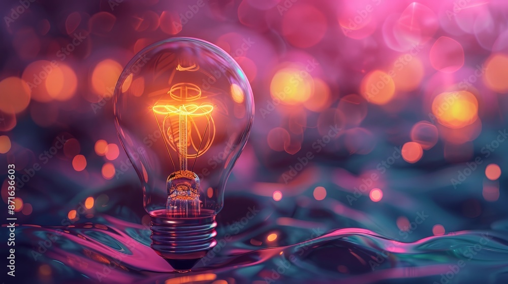 Creative light bulb Think different creative idea concept Creative light bulb Think different creative idea concept