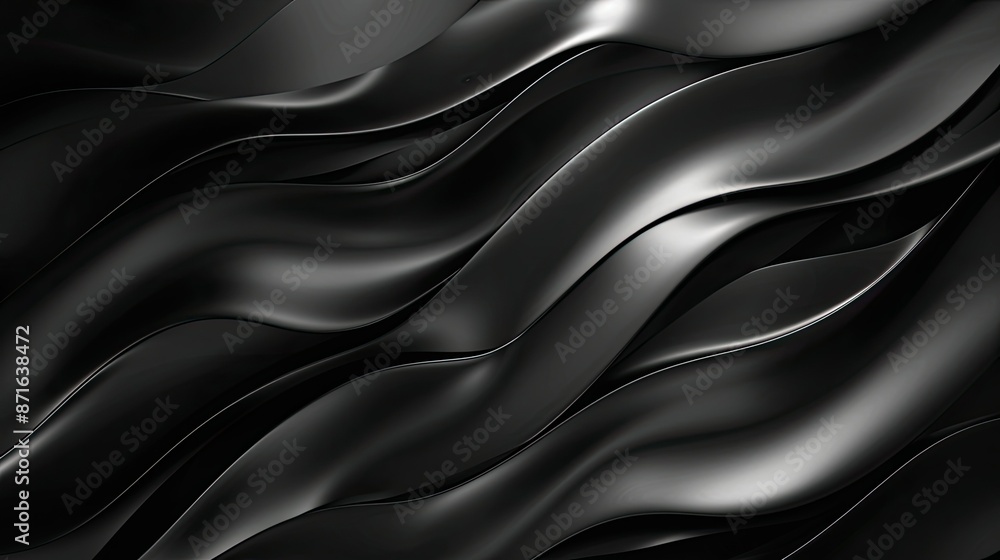 Abstract black background with a sleek texture, ideal for contemporary digital artwork Abstract black background with a sleek texture, ideal for contemporary digital artwork
