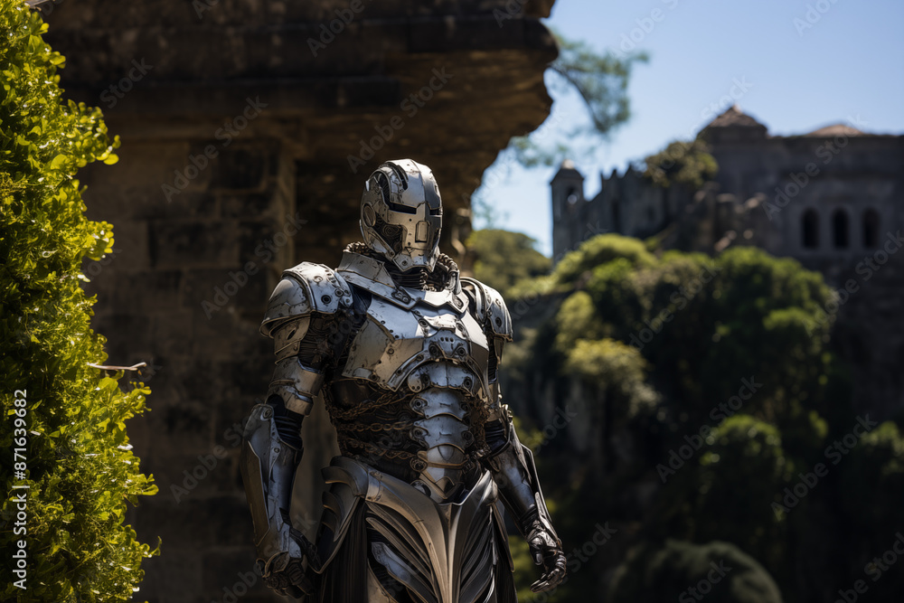 A Phantom Knight Patrolling The Grounds Of An Ancient Castle A Phantom Knight Patrolling The Grounds Of An Ancient Castle