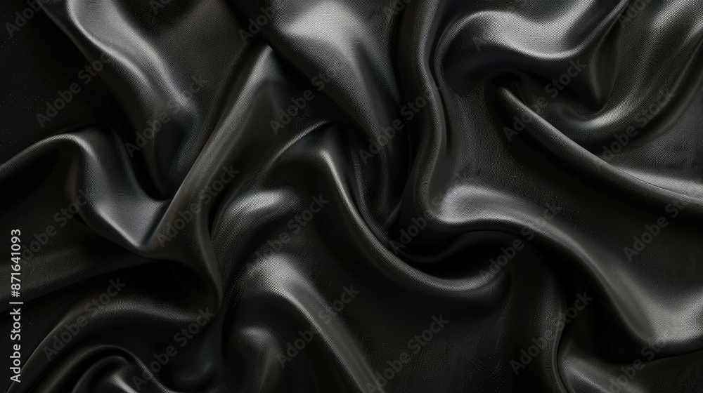 Close-up of abstract smooth black background texture, perfect for minimalist designs Close-up of abstract smooth black background texture, perfect for minimalist designs