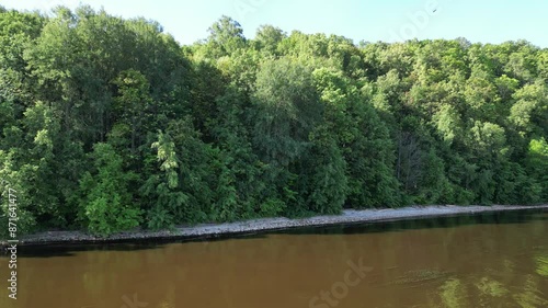 Wallpaper Mural Shoreline of a large lake in summer. Torontodigital.ca