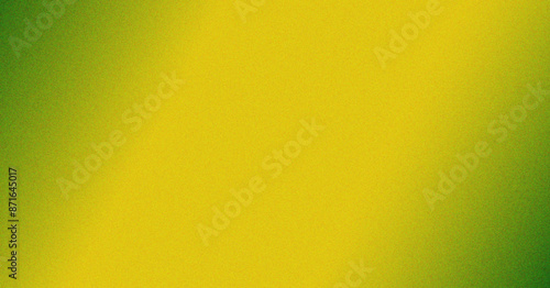 Abstract Green and Yellow Blurred Gradient with Subtle Grain.