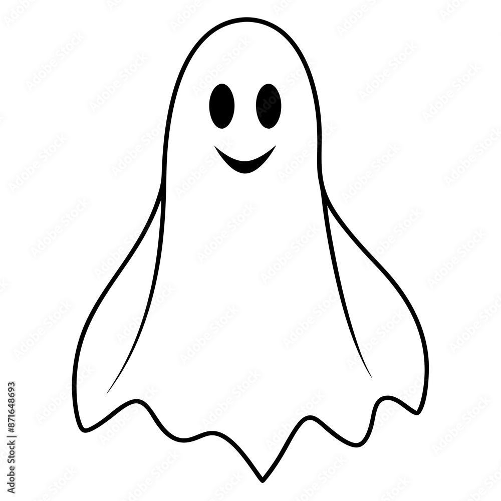 illustration of ghost illustration of ghost