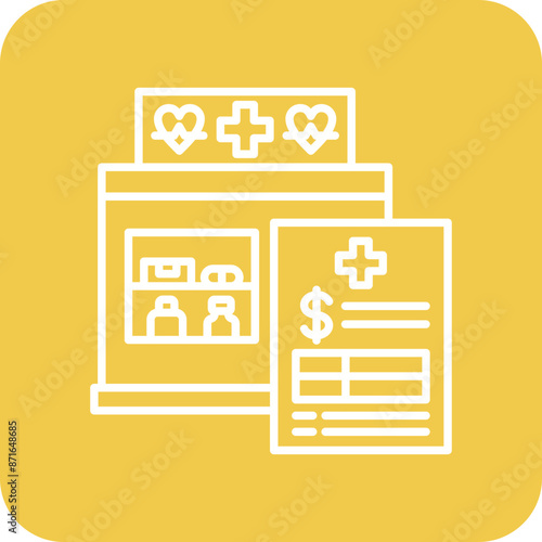 Pharmacy invoice Icon