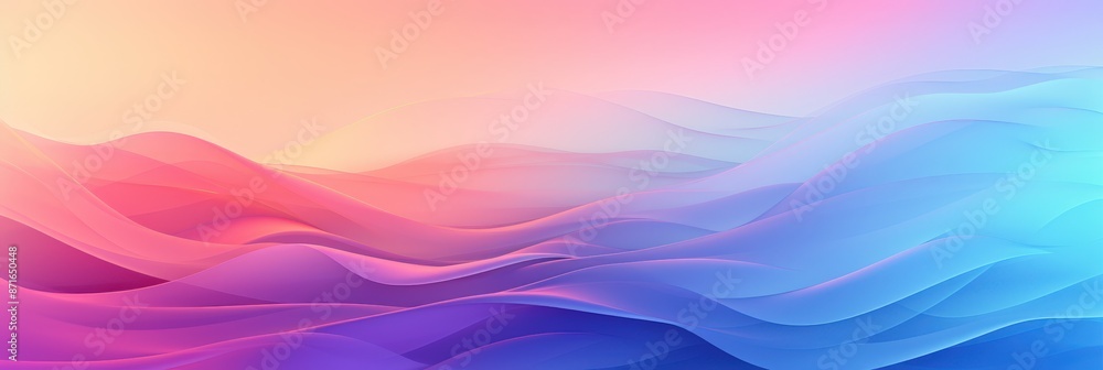 Fototapeta premium Abstract Colorful Waves Background